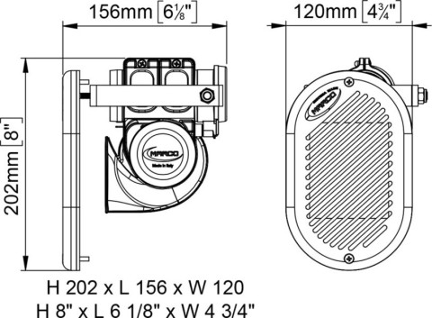 TROMBA HURRICANE 12V HR1